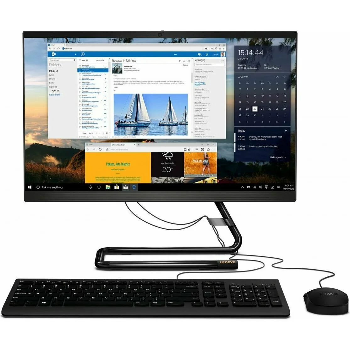 Lenovo IdeaCentre AIO 3 22ADA05 F0EX002ERK моноблок 21.5